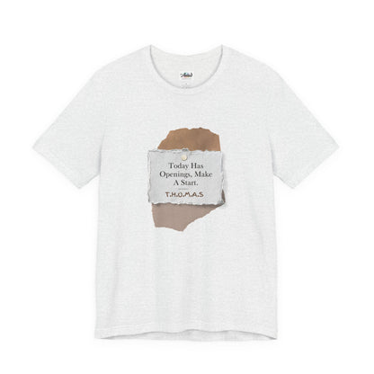 Personalized Torn Paper Motive Tee