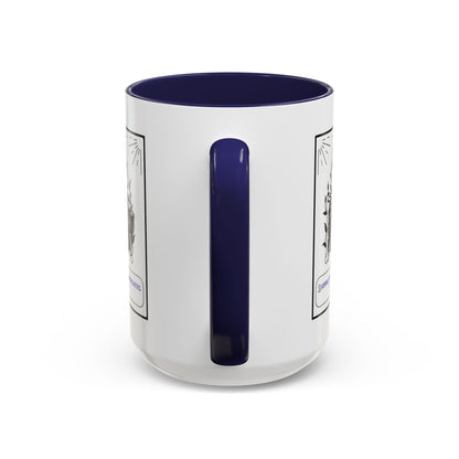 Personalized Initial Skeleton Accent Coffee Mug