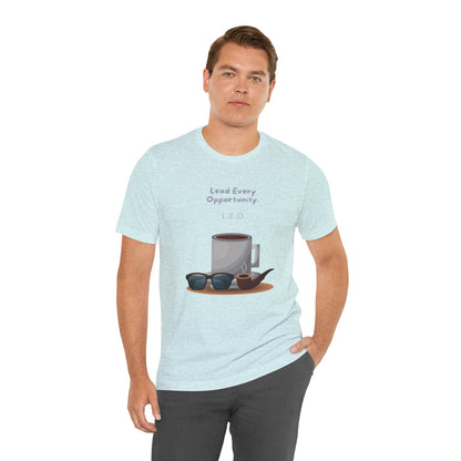Personalized Coffee & Sunglasses Graphic Tee