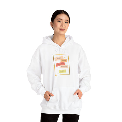 Personalized Colourful Pastel Notes Hooded Sweatshirt