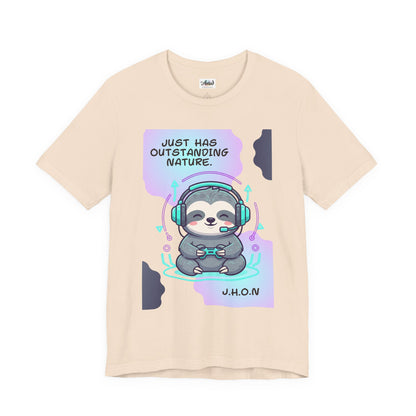 Personalized Sloth Gamer Tee