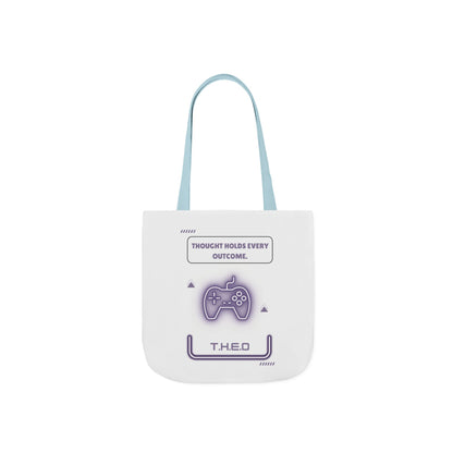 Personalized Initial Quote Game Controller Canvas Tote Custom Name