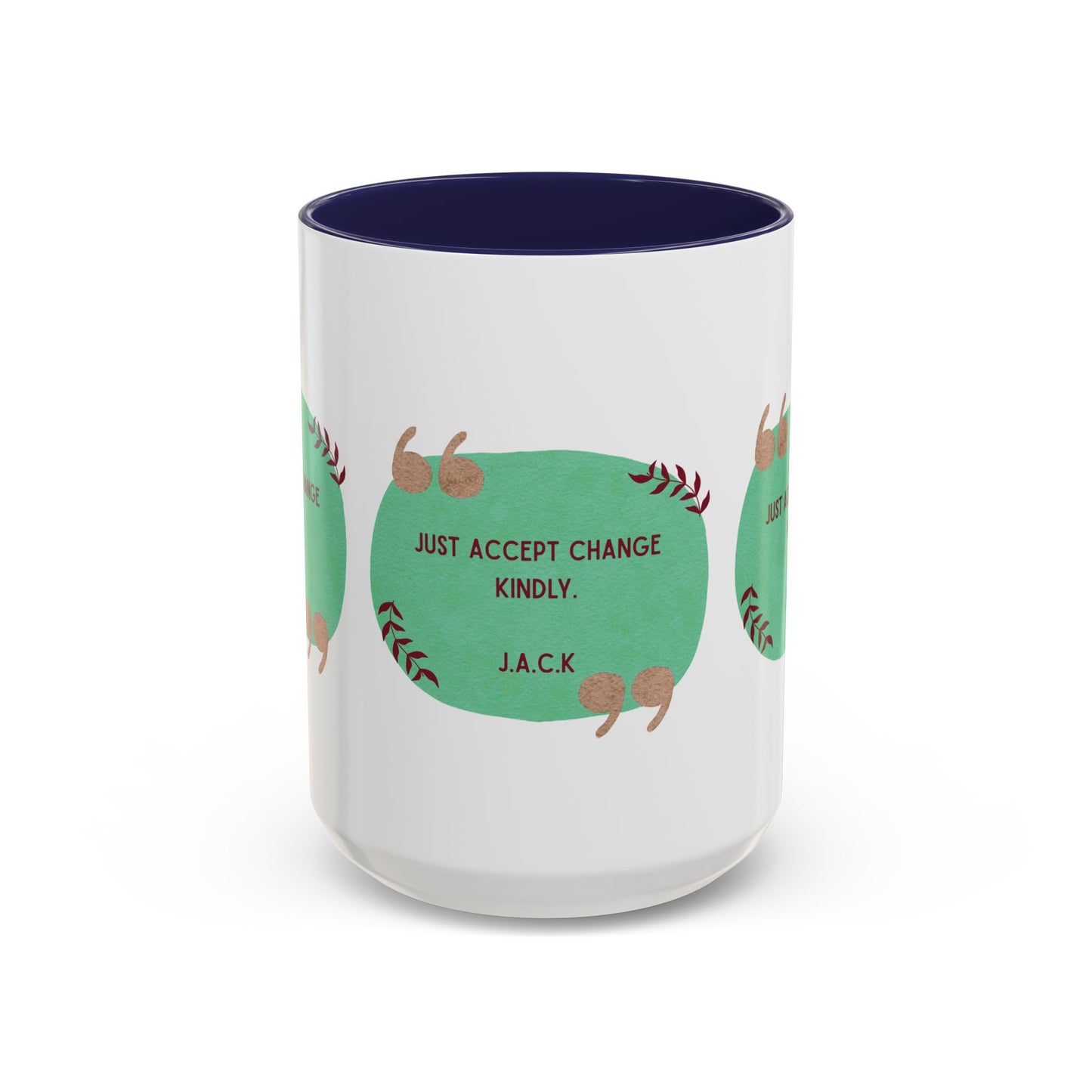 Personalized Note Box Accent Coffee Mug