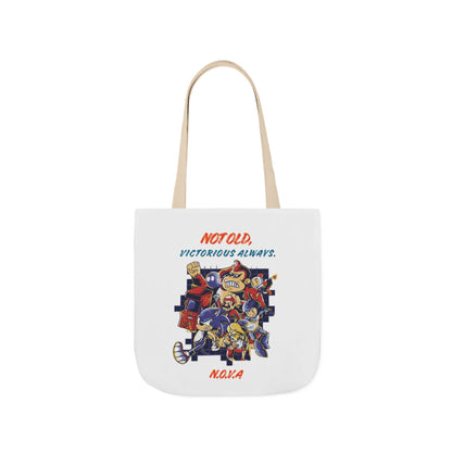 Personalized Initial Quote Cartoon Canvas Tote Custom Name
