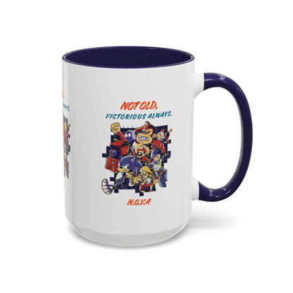 Personalized Victory Cartoon Accent Coffee Mug