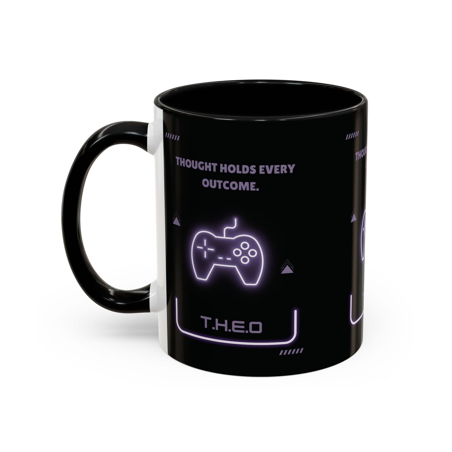Personalized Initial Game Controller Accent Coffee Mug