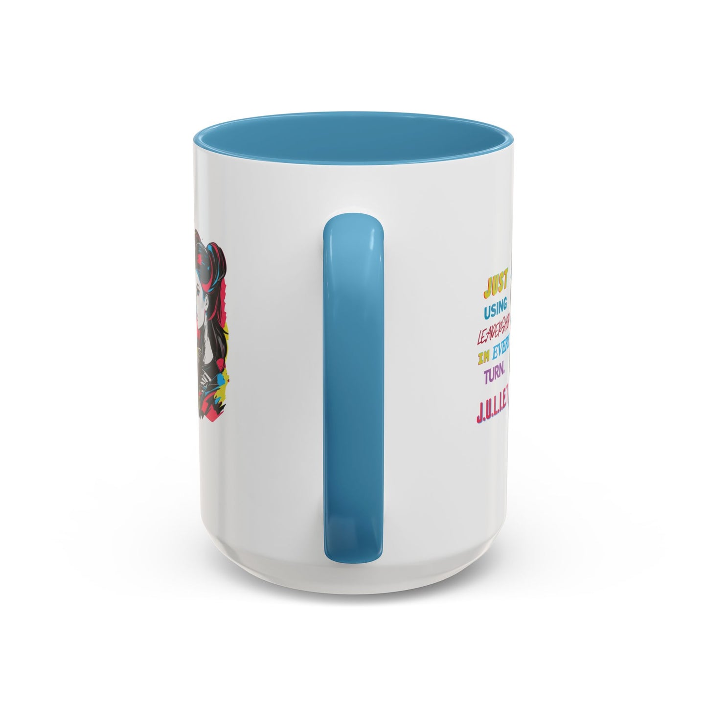 Personalized Vintage Girl Accent Coffee Mug