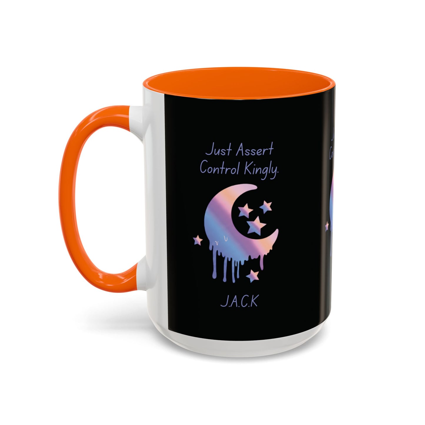 Personalized Moon Dripping Accent Coffee Mug