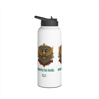 Personalized Initial Quote Eagle Stainless Steel Water Bottle