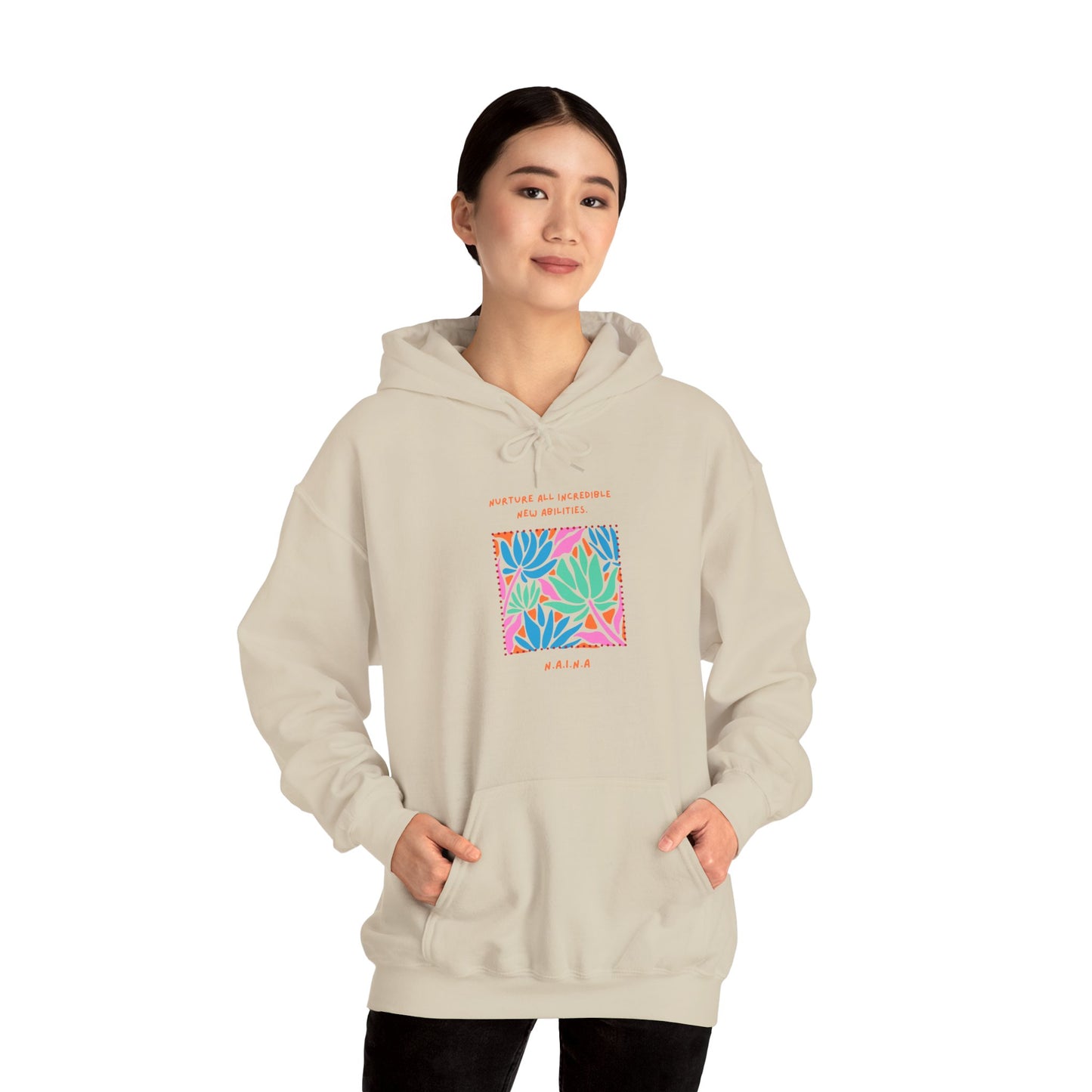 Personalized Floral Momentum Hooded Sweatshirt