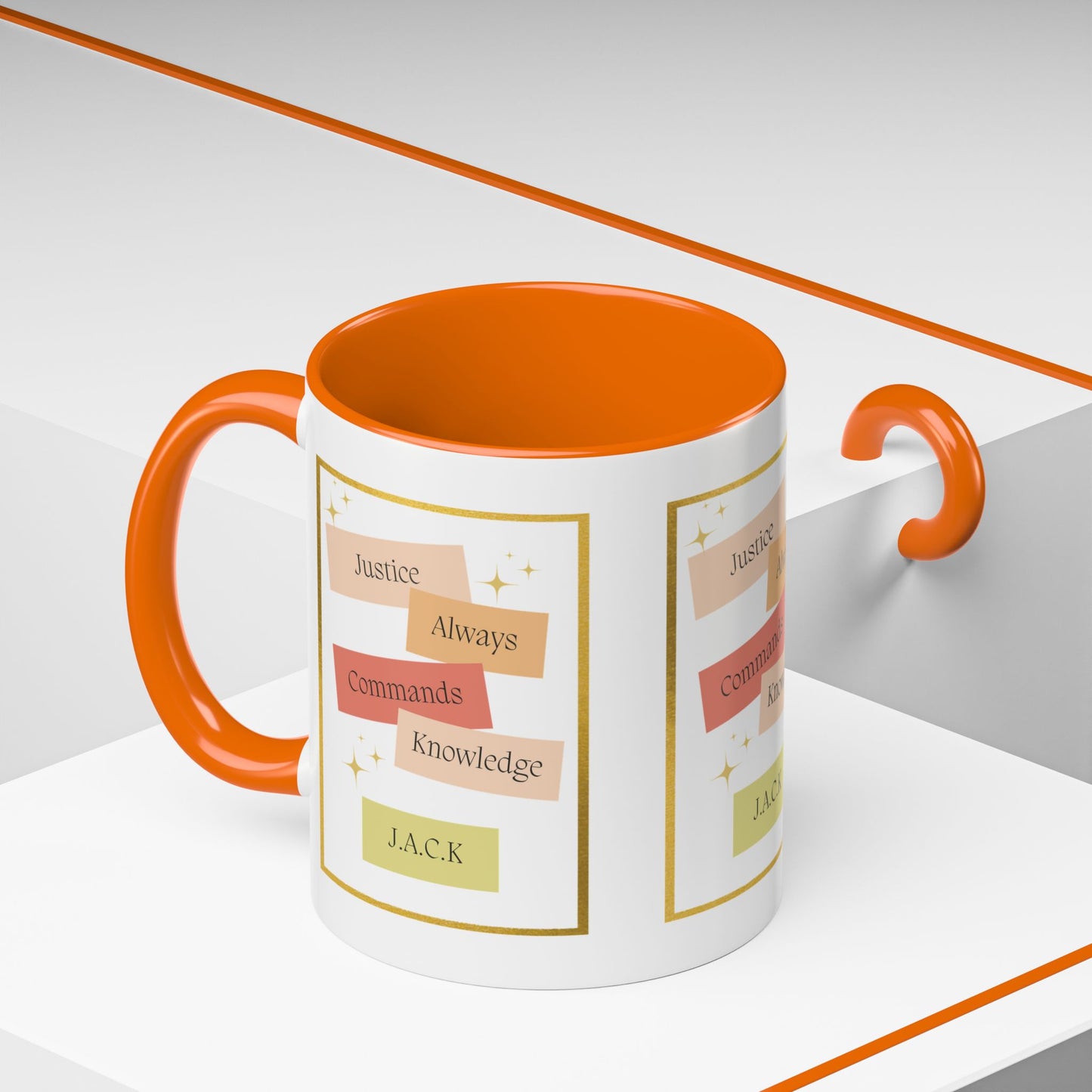 Personalized Inspirational Accent Coffee Mug