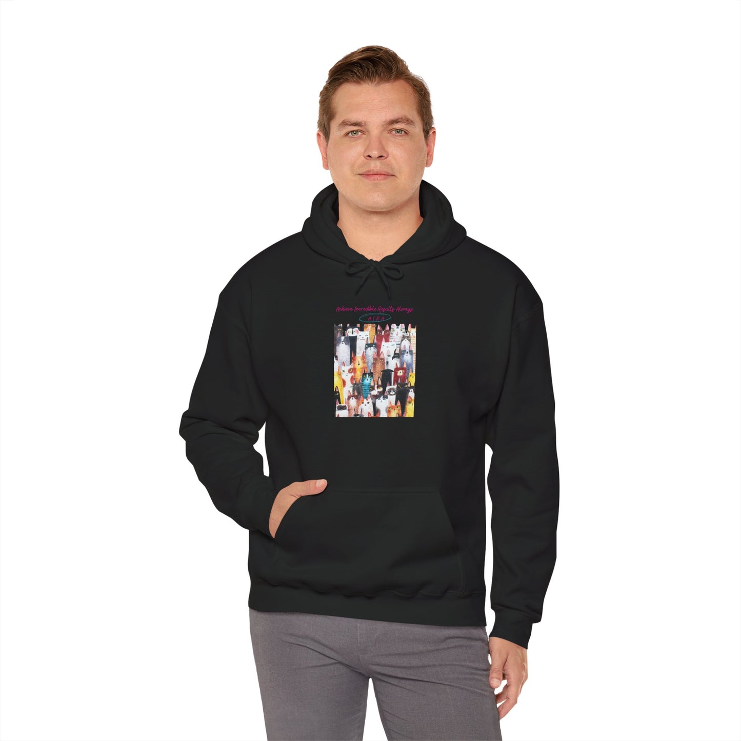 Personalized Cat Collage Hooded Sweatshirt