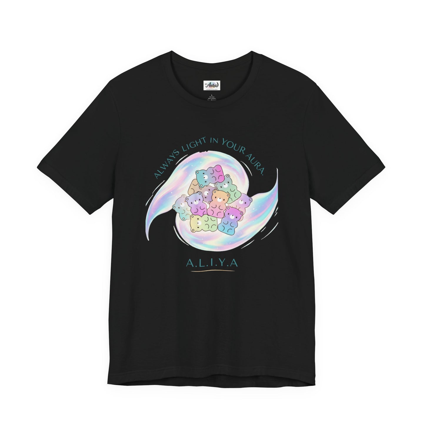 Personalized Pastel Teddy Heart Tee