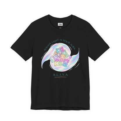 Personalized Pastel Teddy Heart Tee