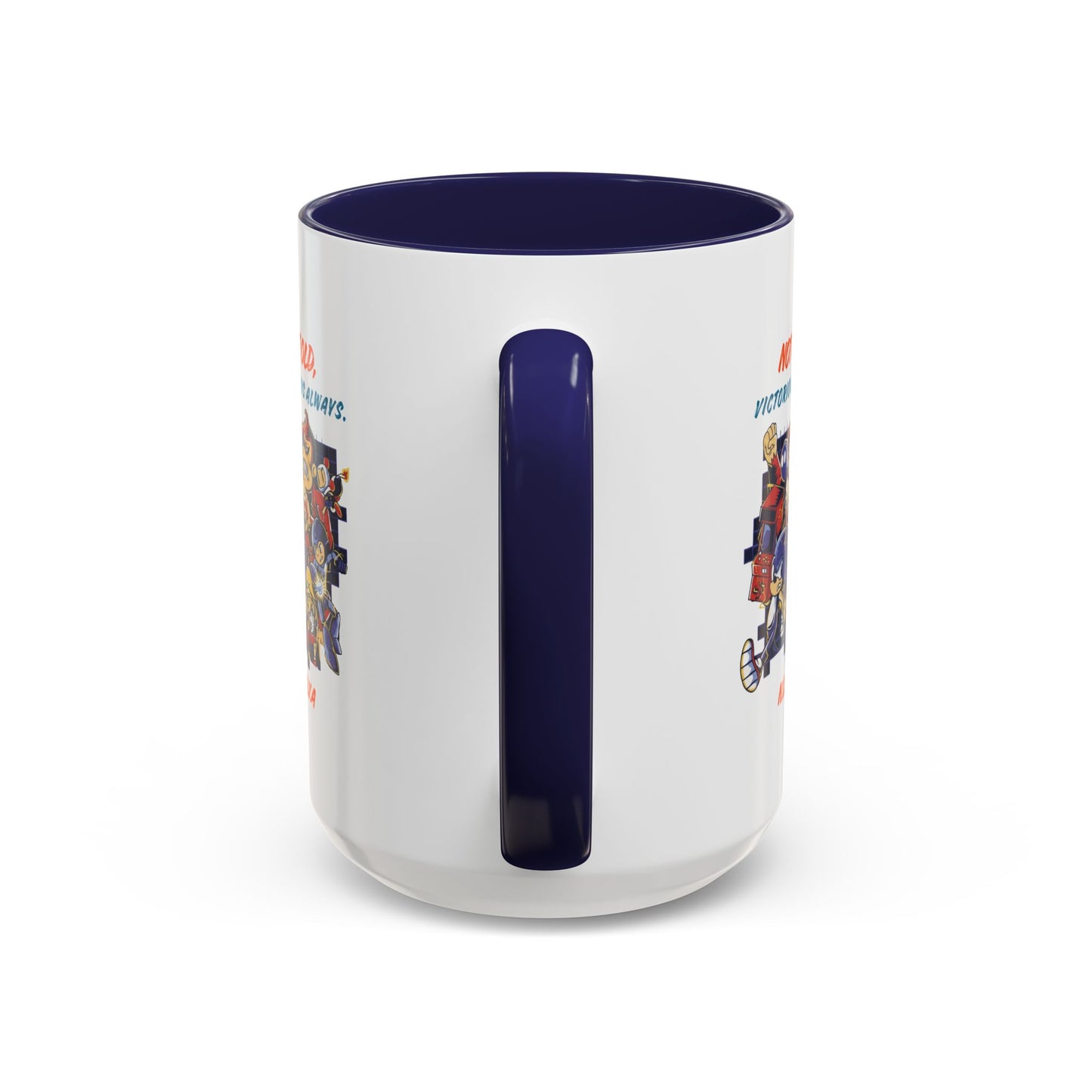 Personalized Victory Cartoon Accent Coffee Mug