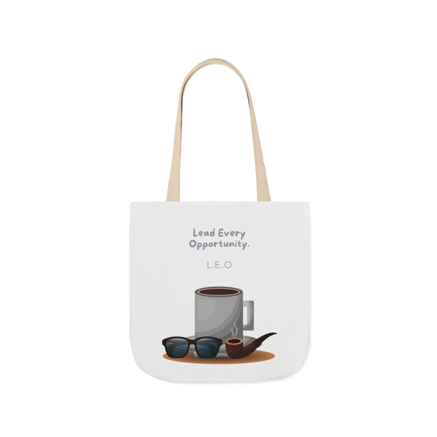Personalized Initial Quote Sunglasses and Coffee Canvas Tote Custom Name