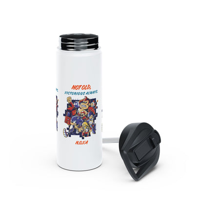 Personalized Initial Quote Cartoon Stainless Steel Water Bottle