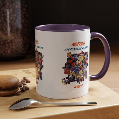 Personalized Victory Cartoon Accent Coffee Mug