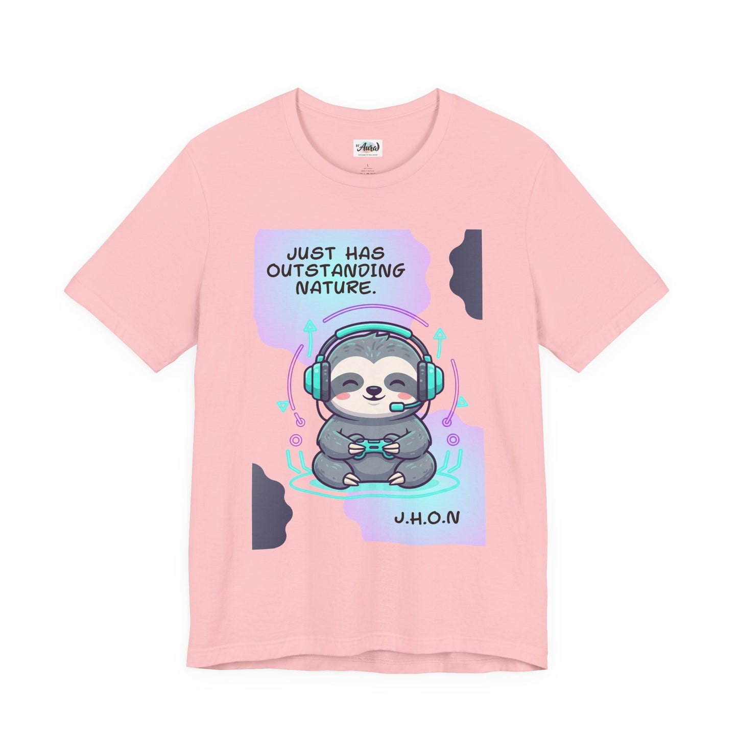 Personalized Sloth Gamer Tee