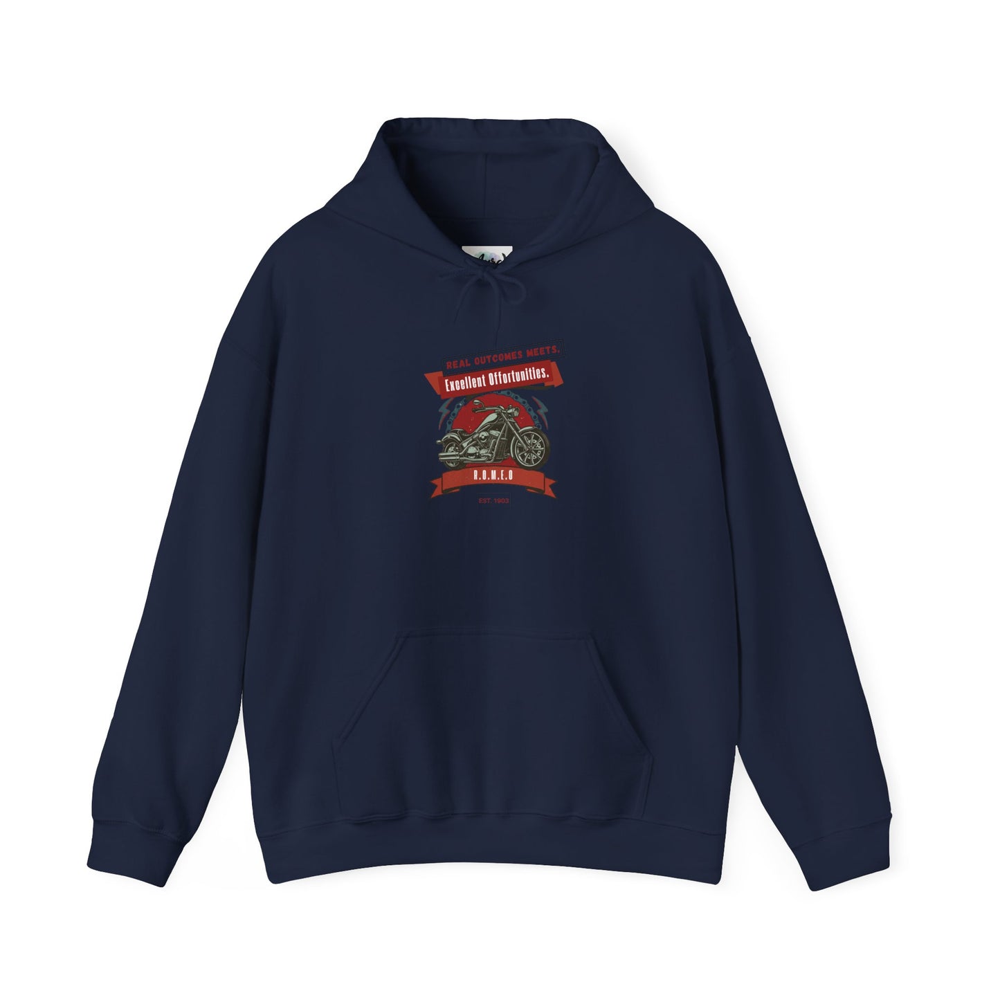 Personalized Motorcycle Graphic Hooded Sweatshirt