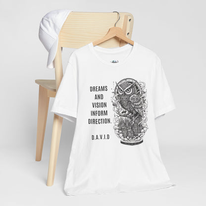 Personalized Owl Vision Graphic Tee
