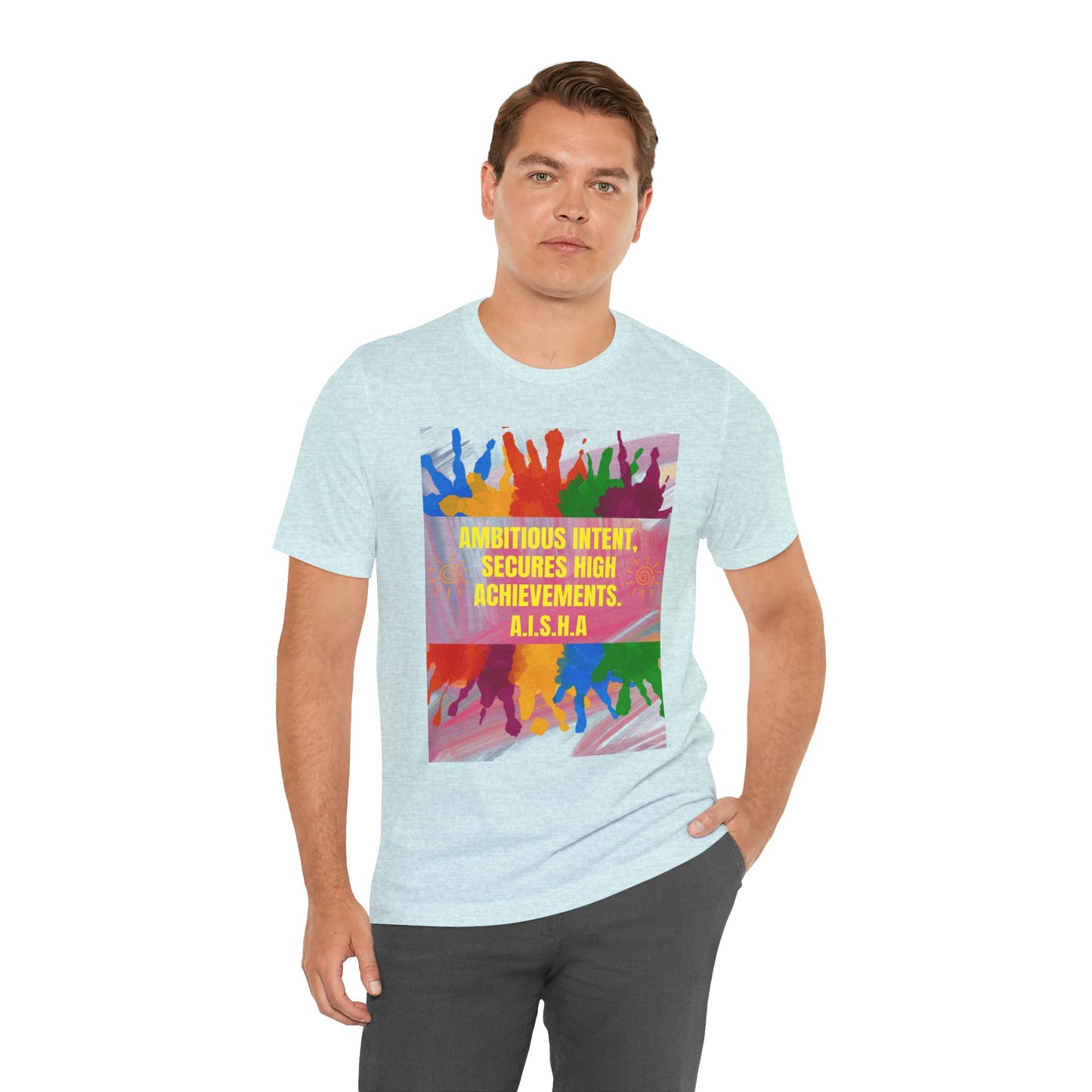 Personalized Colorful Motivational Graphic Tee