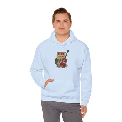 Personalized Vintage Guitar Hooded Sweatshirt