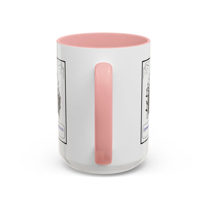 Personalized Initial Skeleton Accent Coffee Mug