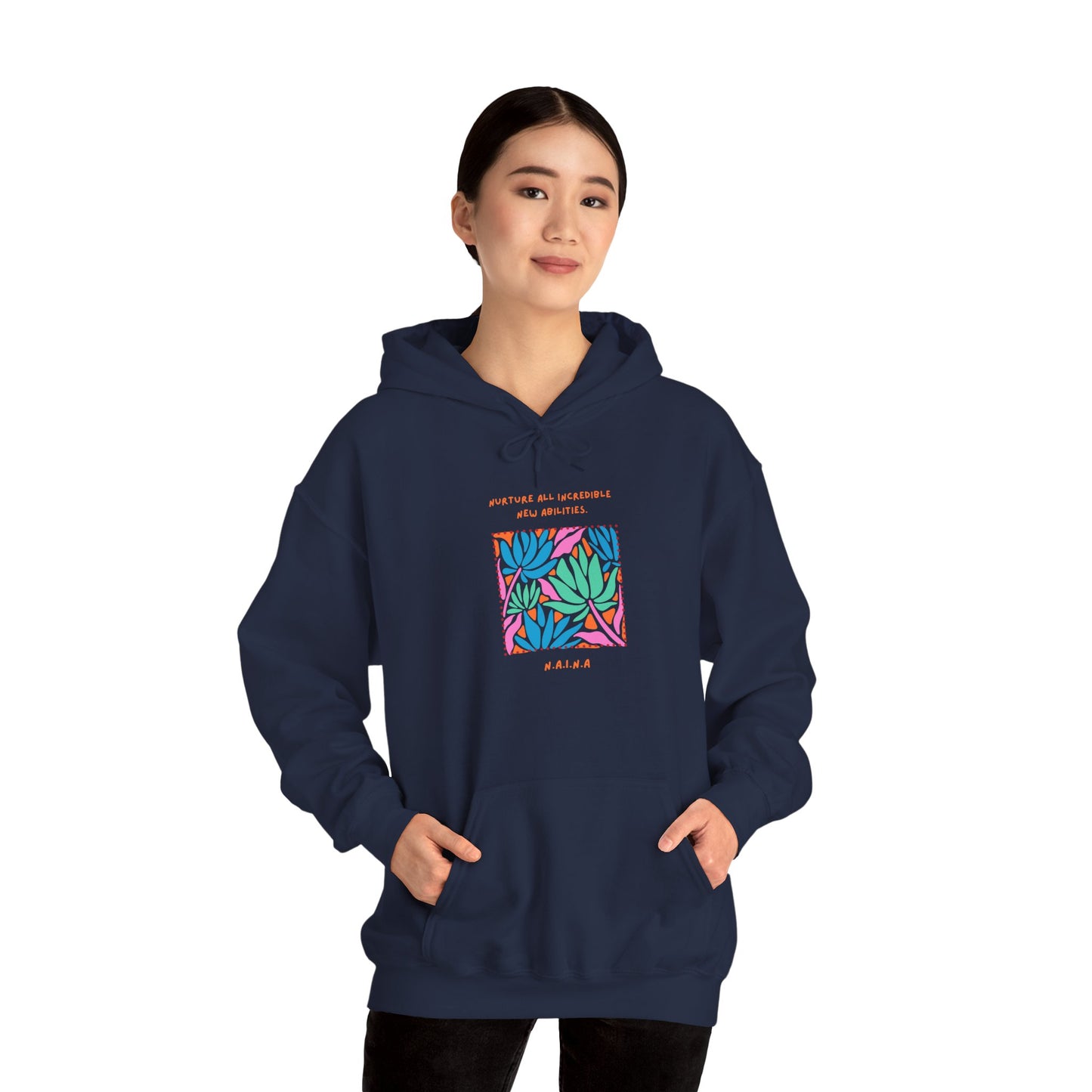 Personalized Floral Momentum Hooded Sweatshirt
