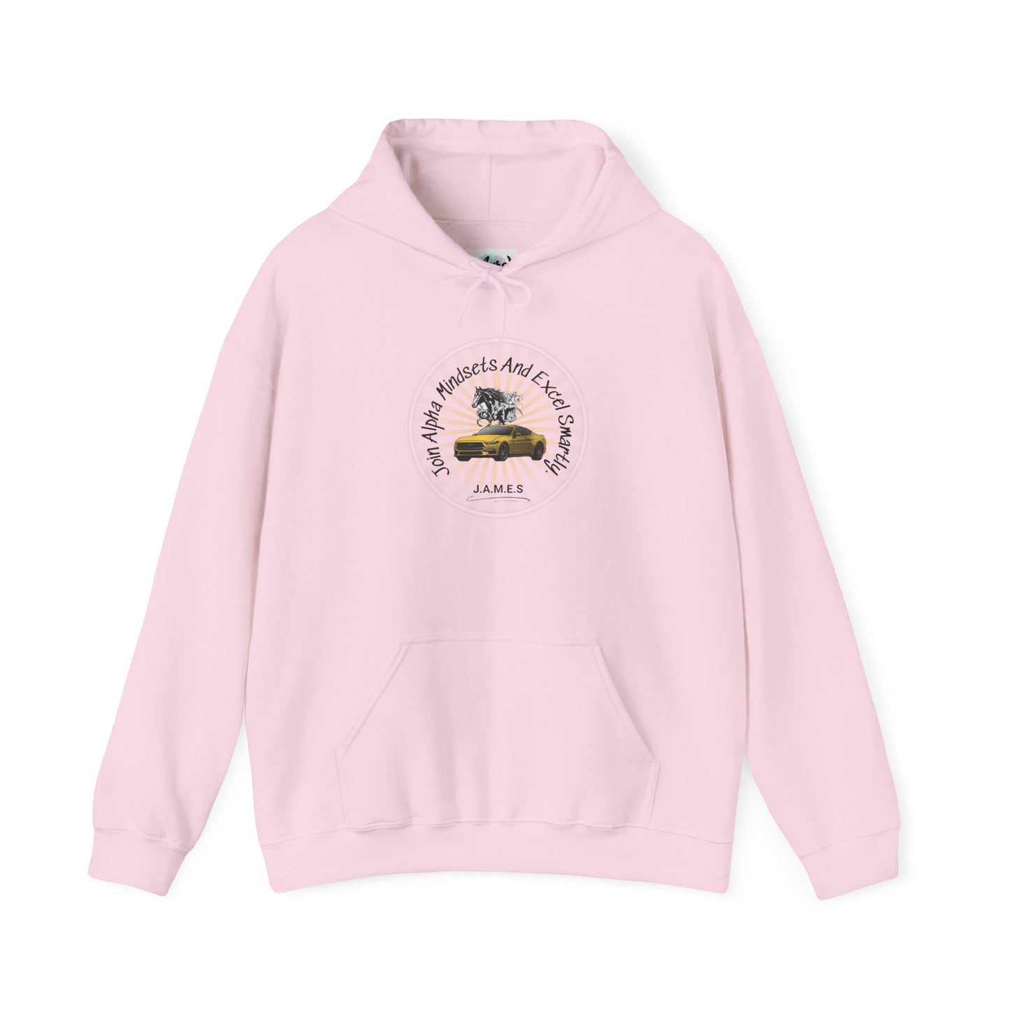 Personalized Car with Horse Hooded Sweatshirt