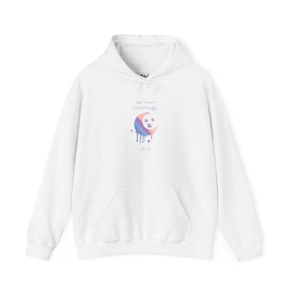 Personalized Moon Dripping Hooded Sweatshirt