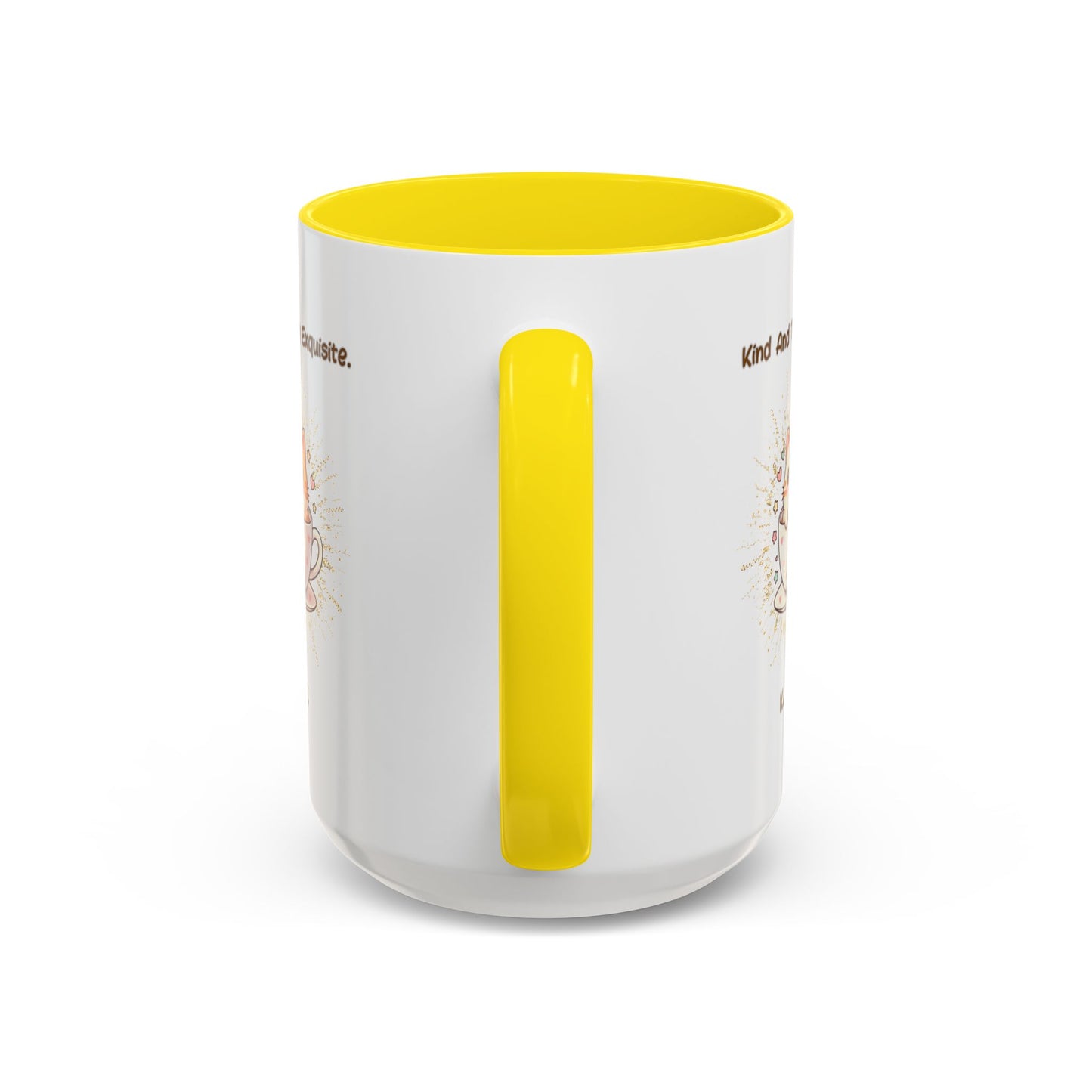 Personalized Initial Exquisite Cat Accent Coffee Mug
