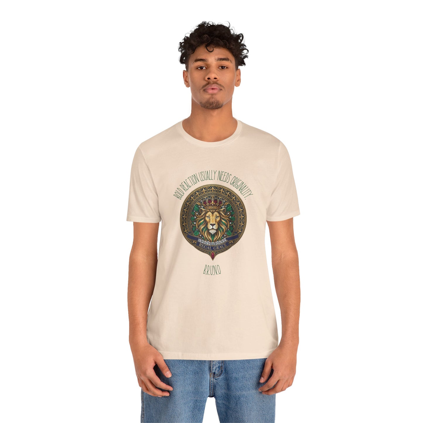 Personalized Lion Crest Graphic Tee