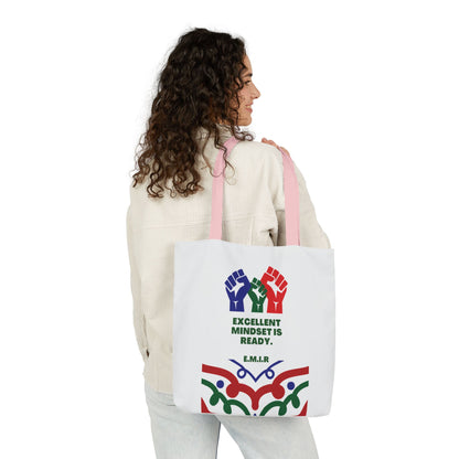 Personalized Initial Quote Victory Canvas Tote Custom Name
