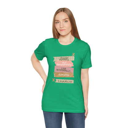 Personalized Column Writing Tee