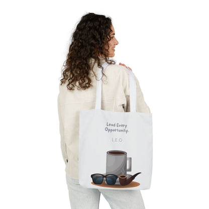 Personalized Initial Quote Sunglasses and Coffee Canvas Tote Custom Name