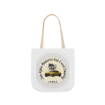 Personalized Initial Quote Horse Car Canvas Tote Custom Name