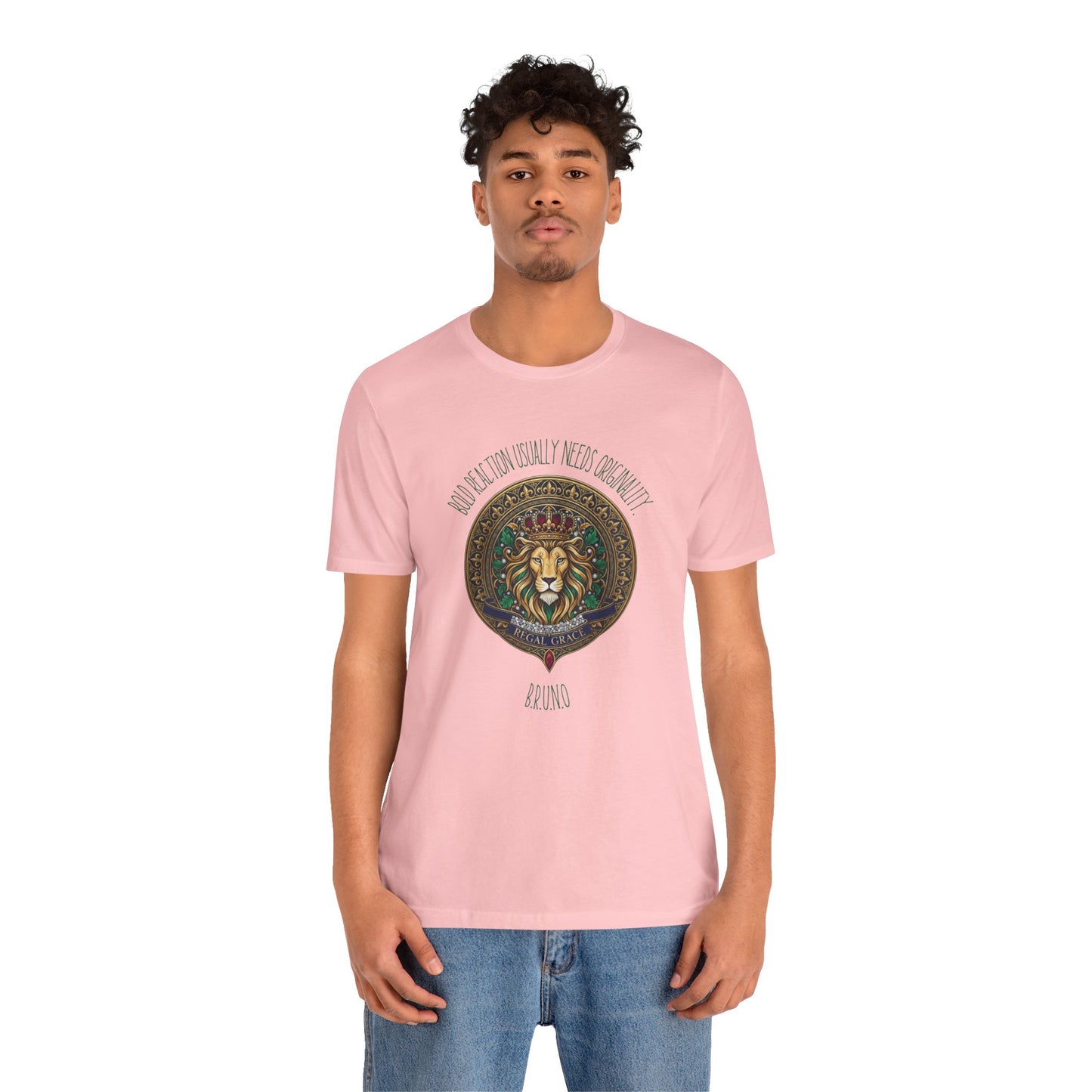 Personalized Lion Crest Graphic Tee