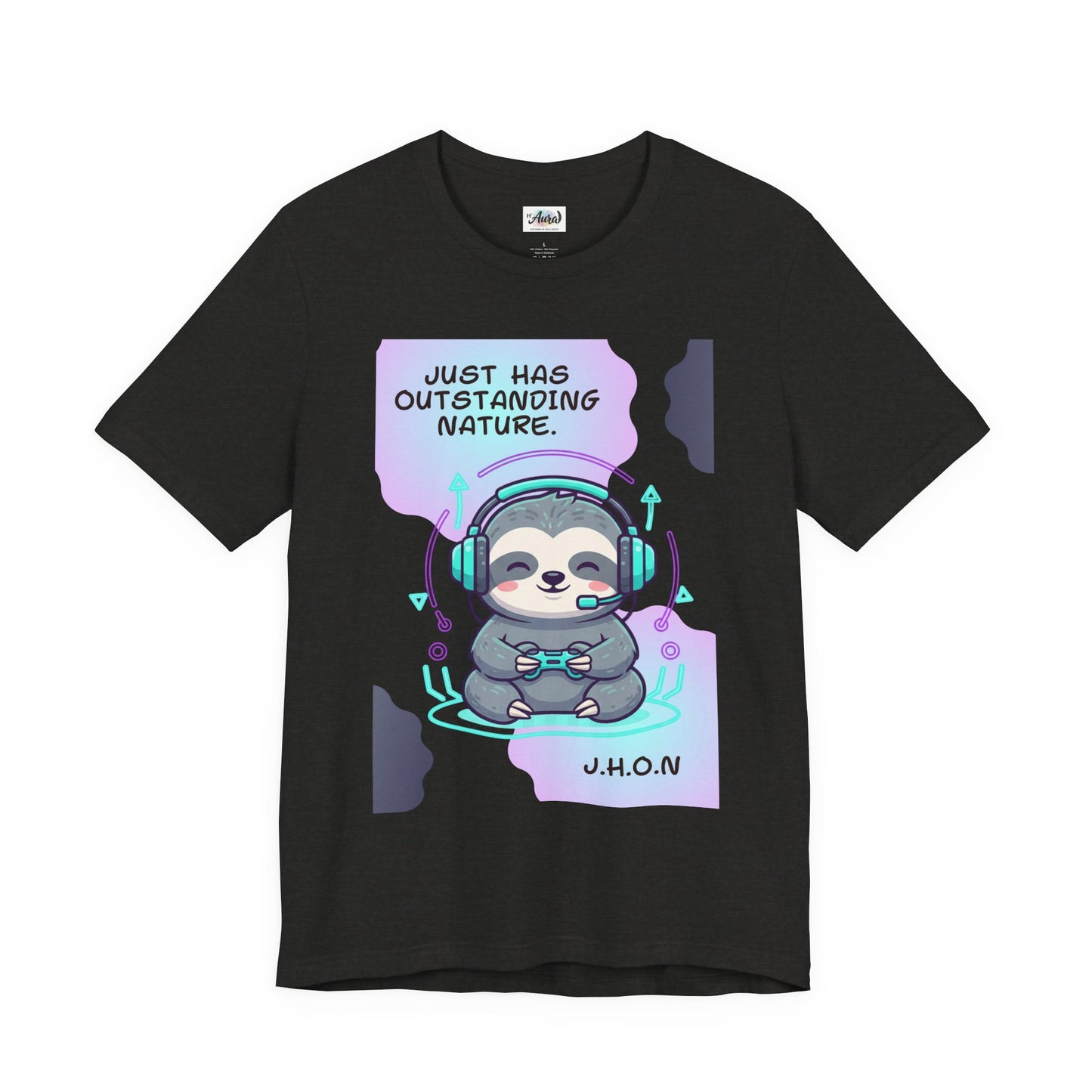 Personalized Sloth Gamer Tee