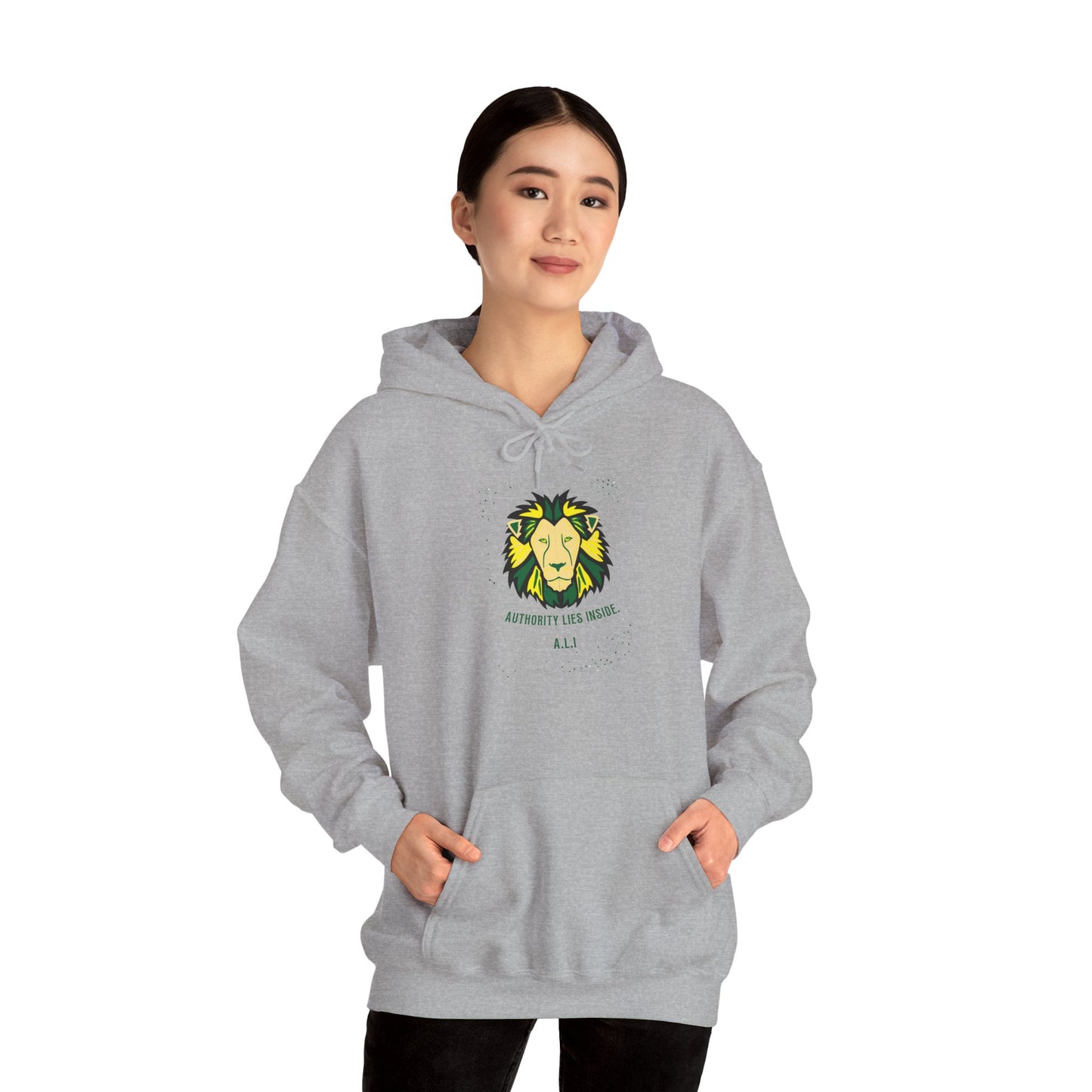 Personalized Lion Graphic Hooded Sweatshirt