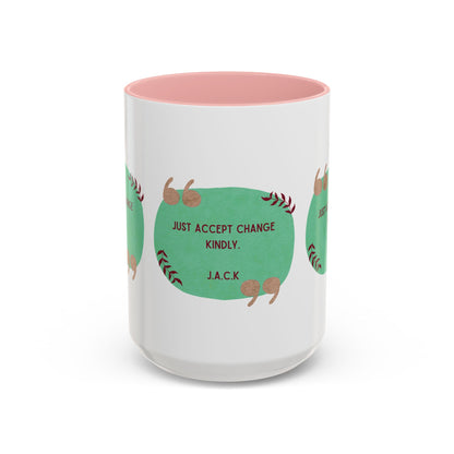 Personalized Note Box Accent Coffee Mug