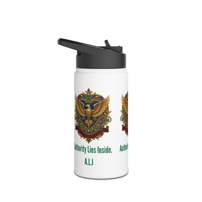 Personalized Initial Quote Eagle Stainless Steel Water Bottle