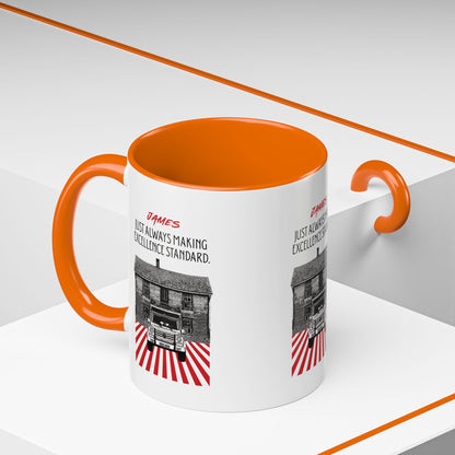 Personalized Vintage Car Accent Coffee Mug