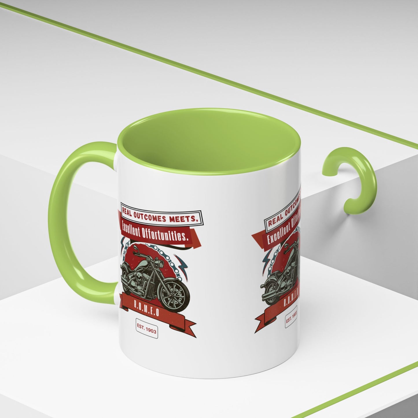 Personalized Motorcycle Accent Coffee Mug