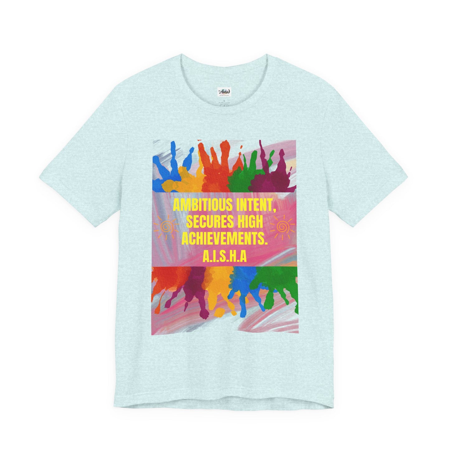Personalized Colorful Motivational Graphic Tee
