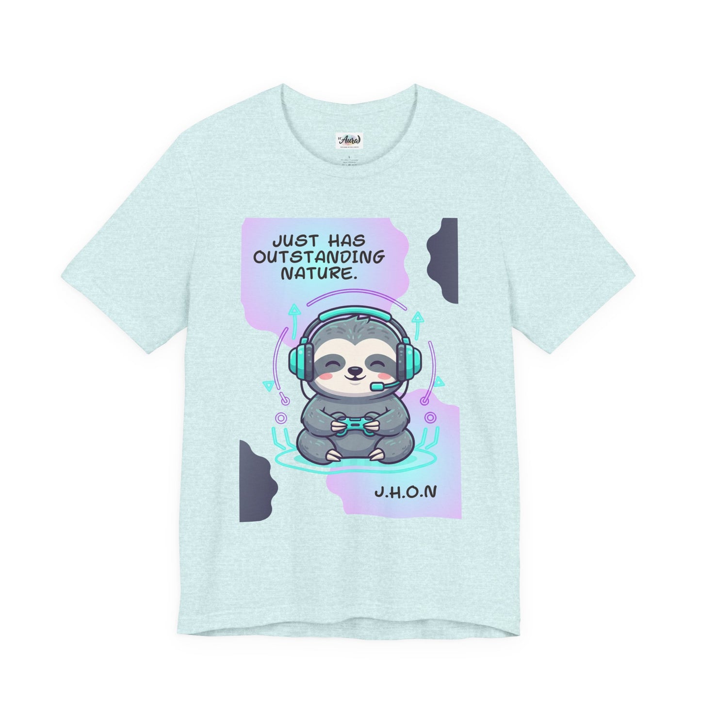 Personalized Sloth Gamer Tee