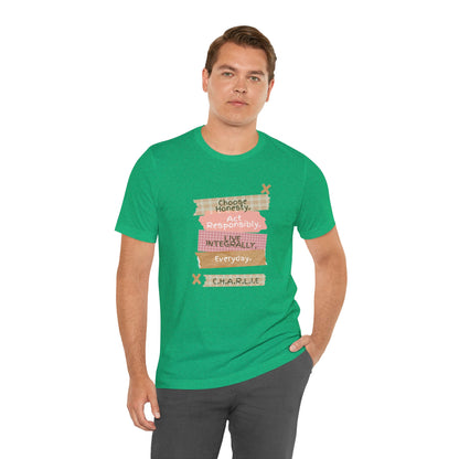 Personalized Column Writing Tee