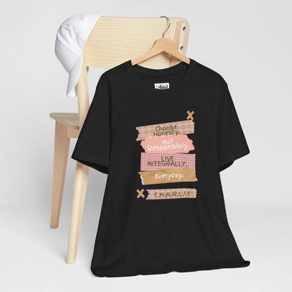 Personalized Column Writing Tee