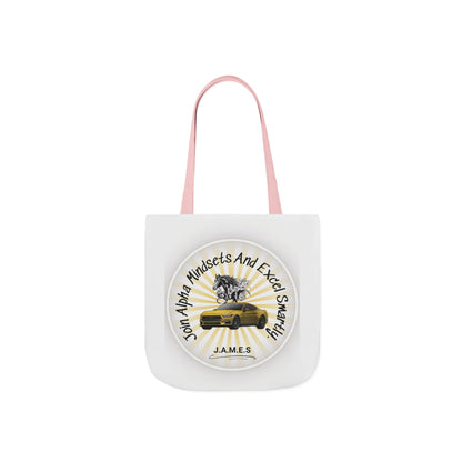 Personalized Initial Quote Horse Car Canvas Tote Custom Name