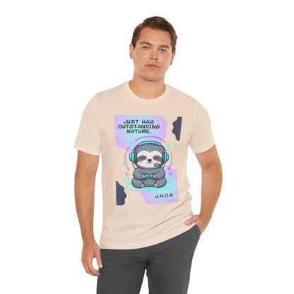 Personalized Sloth Gamer Tee